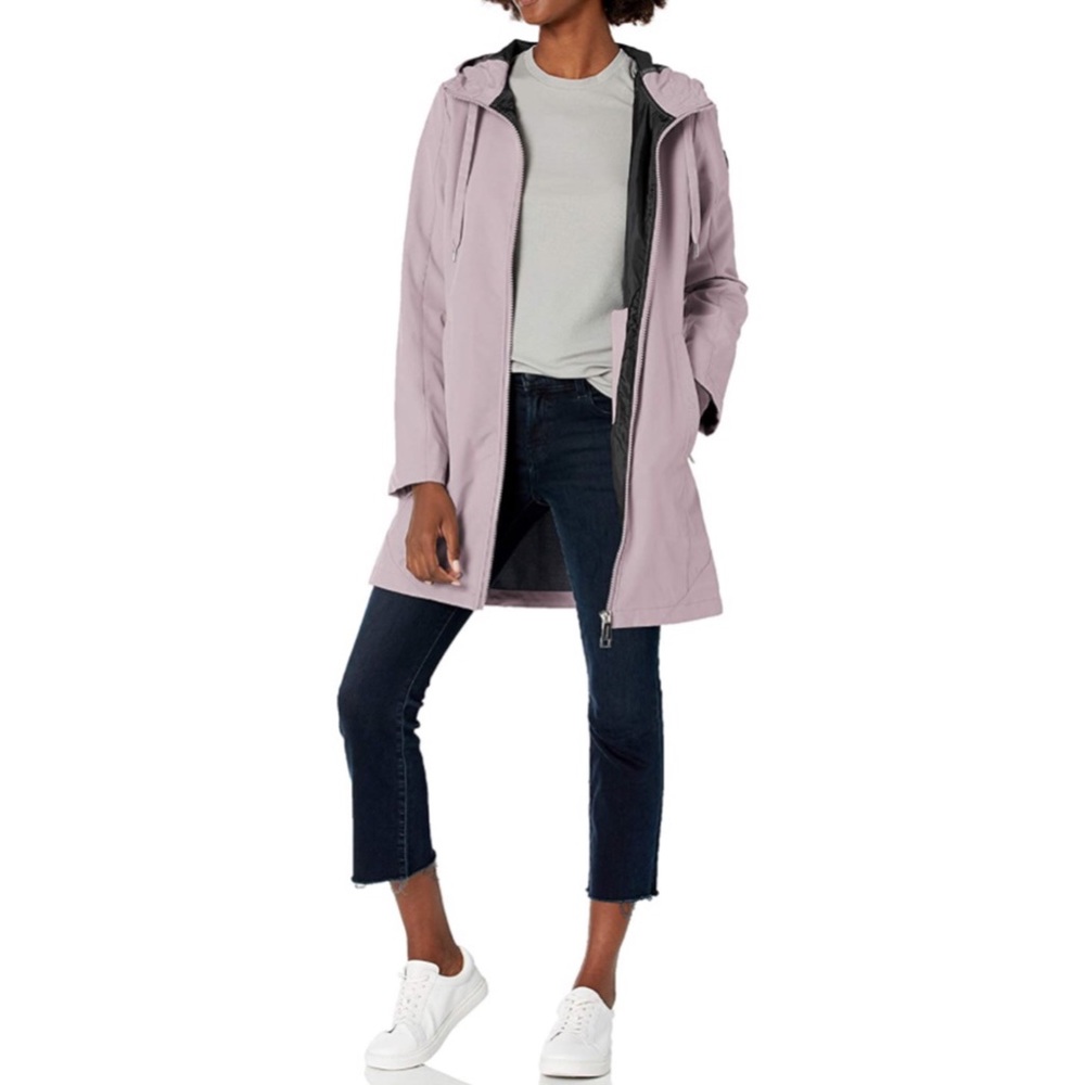 🔥 Calvin Klein Purple Zip Front Softshell Jacket